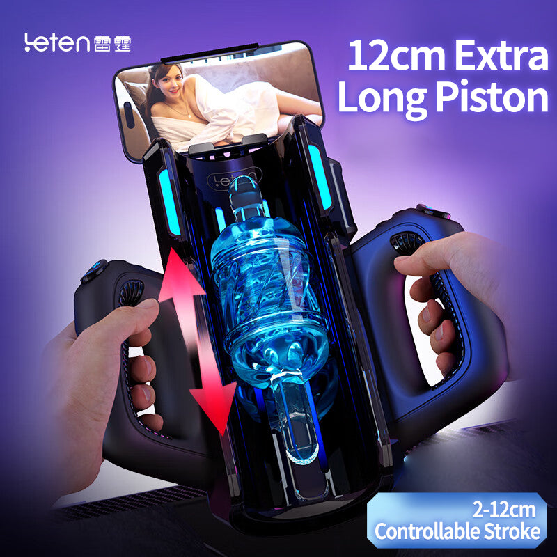 Leten® Cannon King Pro Masturbator For Men High Speed Automatic Telesc 