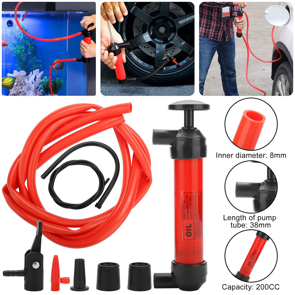 Liquid Transfer Hand Pump with Tire Inflation Function Oil Water Pump