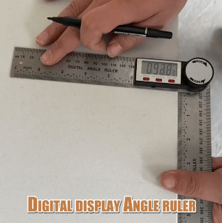 200mm 2-in-1 Digital Angle Finder Instrument Display Angle Scale inclinometer Electronic Goniometer Protractor Detector Meas