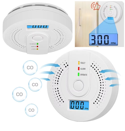 New Carbon Monoxide Detector Carbon Monoxide Alarm Portable Wireless CO Alarm for Home Warehouse