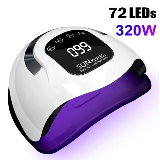 Professional 320W 72 LED Nail Dryer LED UV Lamp for Nails Gel Polish Dryer  Light Nail Art Accessories Curing Gel Toe Nails