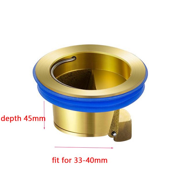 Brass One Way Drain Valve Shower Floor Drain Backflow Preventer Sewer ...