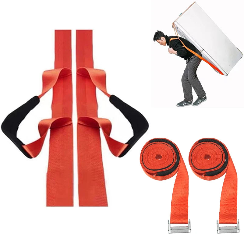 Adjustable Moving and Lifting Straps for One Person, Single Lifting and Moving Belt for Bulky Objects for Home Office Company