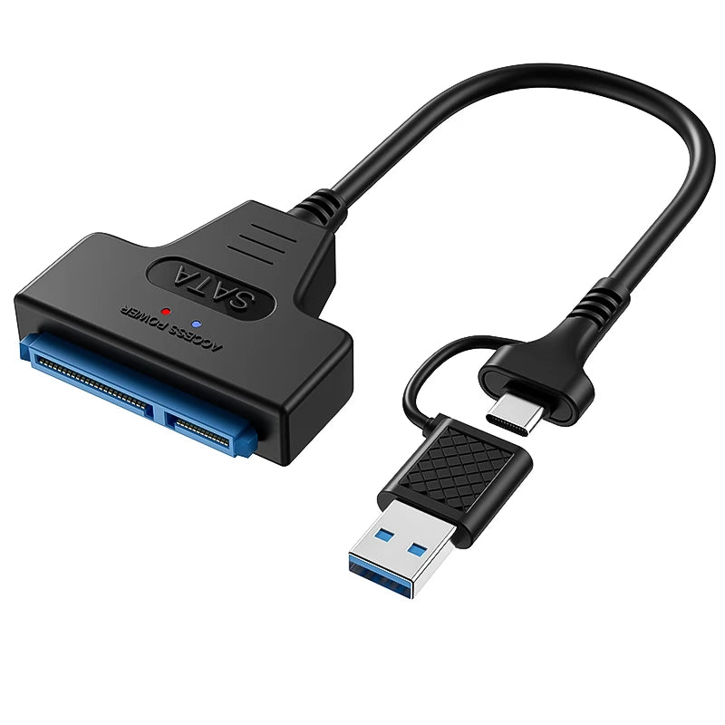 USB3.1 SATA to USB cable USB 3.0 to SATA III hard disk adapter compatible with 2.5-inch hard drives and SSD UASP support