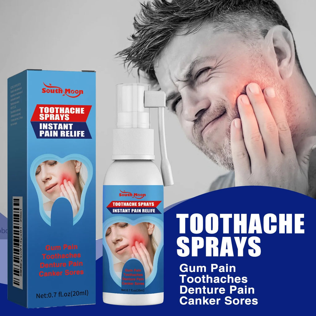 20ml Toothache Stop Spray Mouth Ulcers Swollen Tooth Mouth Pain Tooth Decay No Burning Or Numbness Mouth Ulcer