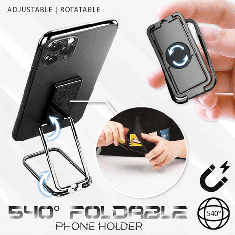 540° Foldable Phone Holder Metal Mobile Phone Holder Portable Lift Phone Tablet Holder
