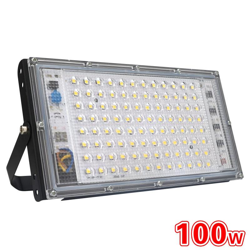 100W Led Flood Light AC 220V 230V 240V Outdoor Floodlight Spotlight IP65 Waterproof LED Street Lamp Landscape Lighting