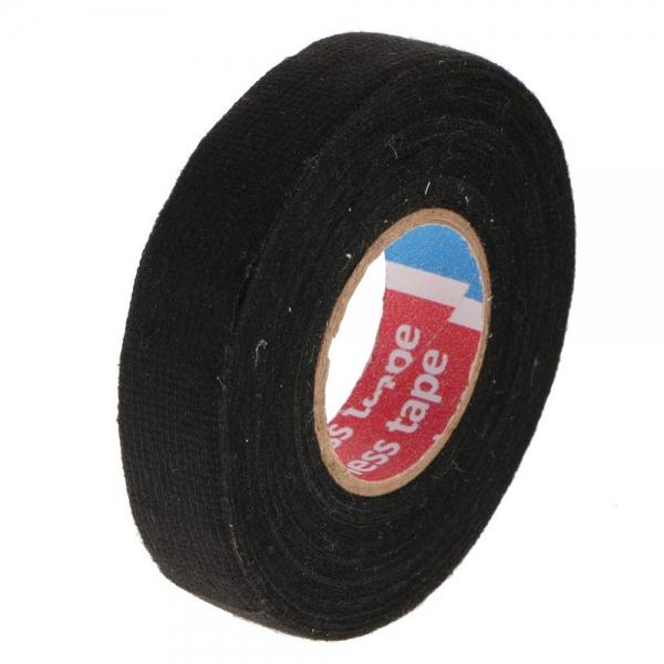 1 Roll 1.9cm x 20m Car Automotive Wire Harness Wrap Adhesive Cloth Fabric Tape Cable Looms