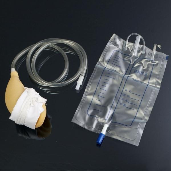 1 Set Male Urinal Pee Holder Bag Test Bladder Incontinence Aid