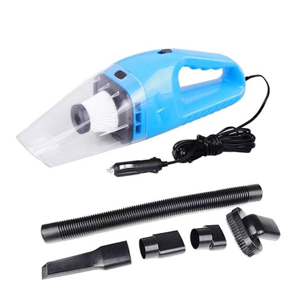 120W Car Vacuum Cleaner Handheld Wet & Dry Auto Cleaning Tool DC 12V Blue