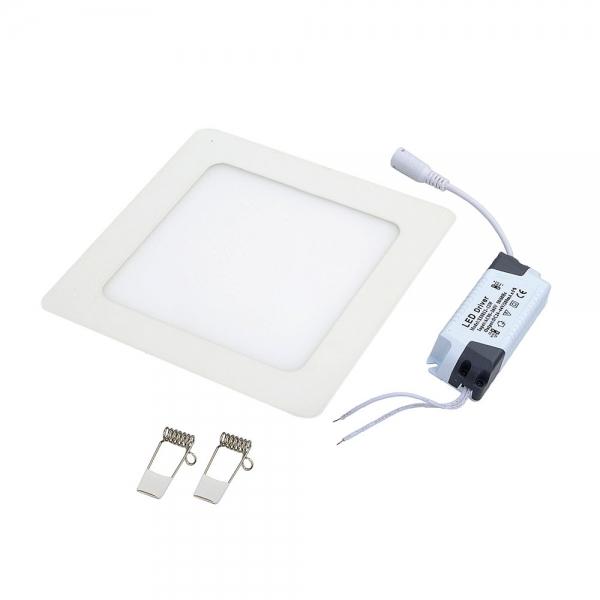 12W LED Downlight Ultra Slim Recessed Ceiling Panel Lights Square - White