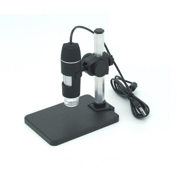 1-500x Continuous Zoom USB Digital Microscope 8-LED Endoscope