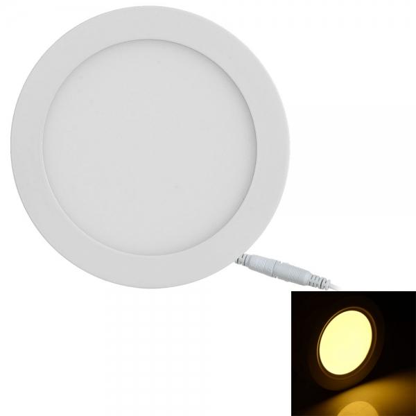 15W LED Recessed Ceiling Panel Lights Ultra Slim Downlight Round - Warm White