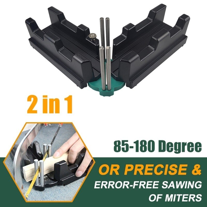 2 In 1 Mitre Measuring Cutting Tool Measure Bevels And Miter Sawing An ...