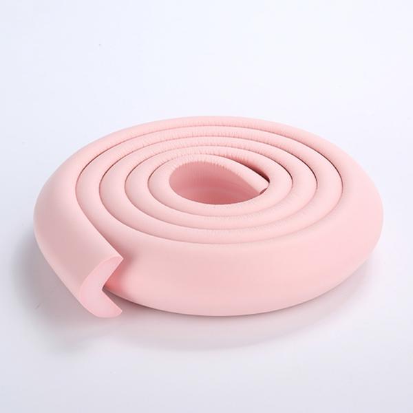 200CM L-Shaped Glass Table Corner Protector Edge Cushion Baby Safety Guard Pink