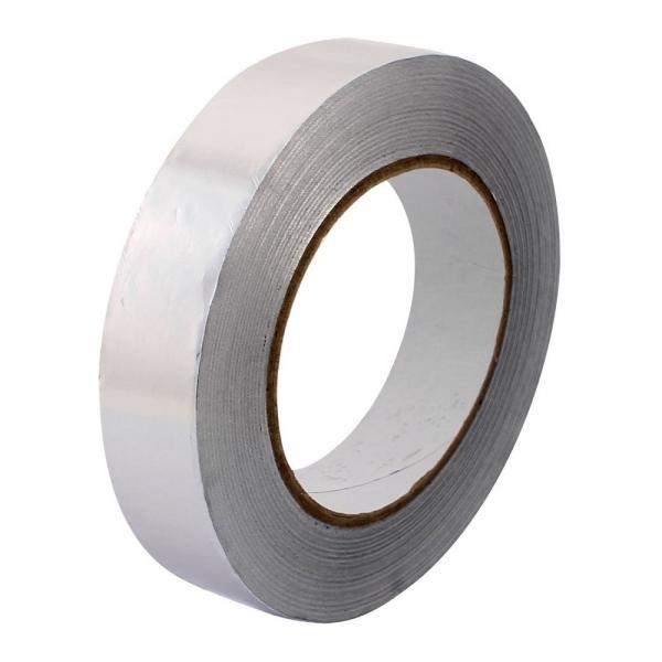 25mm x 20m x 0.08mm Aluminum Foil Heat Reflection Self Adhesive Seal Ring Tape