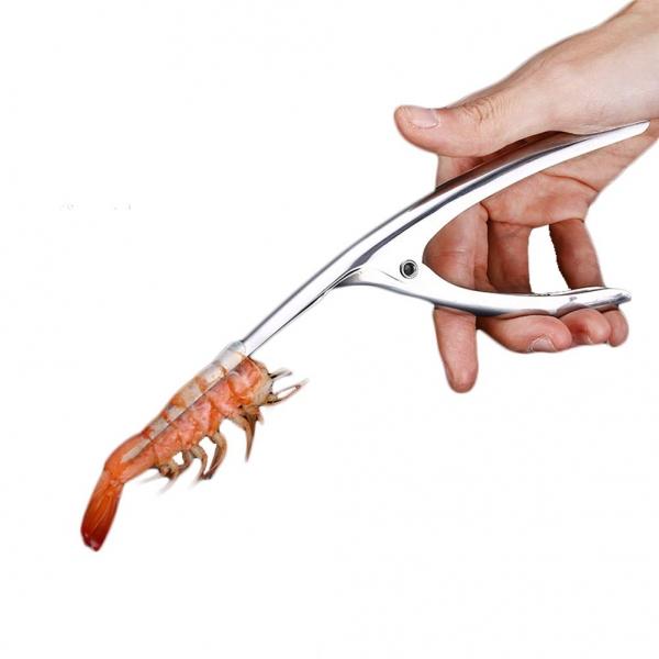 304 Stainless Steel Shrimp Prawn Peeler Seafood Deveiner Tool