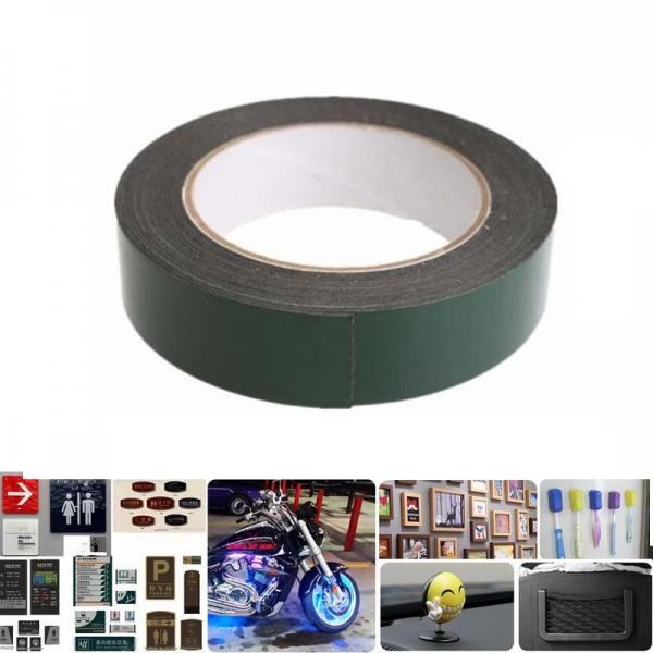 30MM x 5M x 2MM Strong Waterproof Adhesive Double Sided Foam Tape for Car Trim Home Cellphone