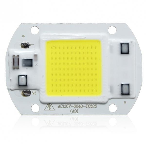 30W 1800LM LED Flood Light DIY COB Chip Bulb Bead 60x40mm AC110V Warm White