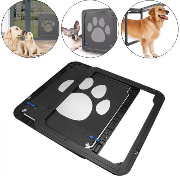 37 x 42CM Pet Screen Door Window with Magnetic Automatic Lock for Dog Cat