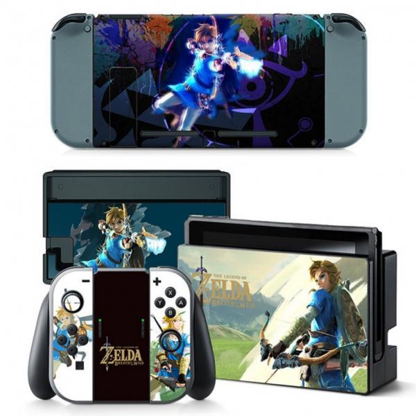 4pcs  Nintendo Switch Console Joy-Con Skin Zelda Vinyl Sticker Wrap - TN-switch-0008 - stringsmall