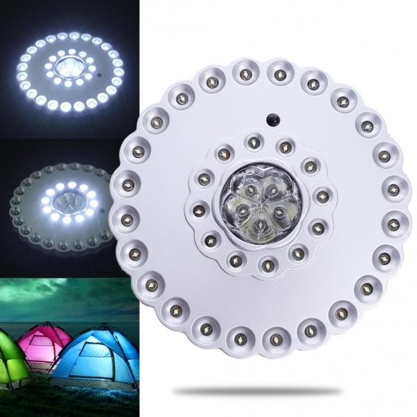 41 LED Portable Disc Lights Camping Tent Light Umbrella Light Emergency Lamp