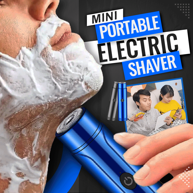 2023 New Mini Portable Electric Shaver Fast Charging Aluminum Alloy Wet and Dry Use Precise Painless Shaving