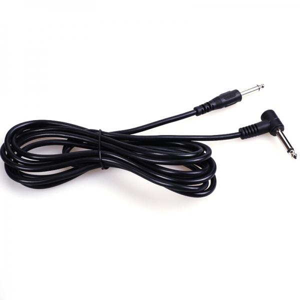 5M Noise Reduction Shielded Wire Instrument Guitar Bass Audio Cable Black