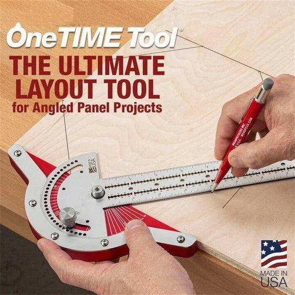 Ultra-Precision Ruler Square T-shaped Woodworking Scriber Measuring Tool