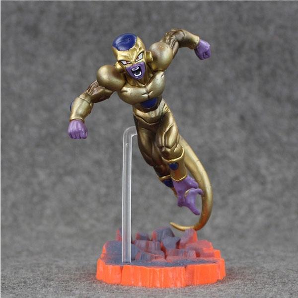 5 pcs 15cm PVC Collective Dolls Dragon Ball Z Freezer Action Figure Model Toys Golden & Purple