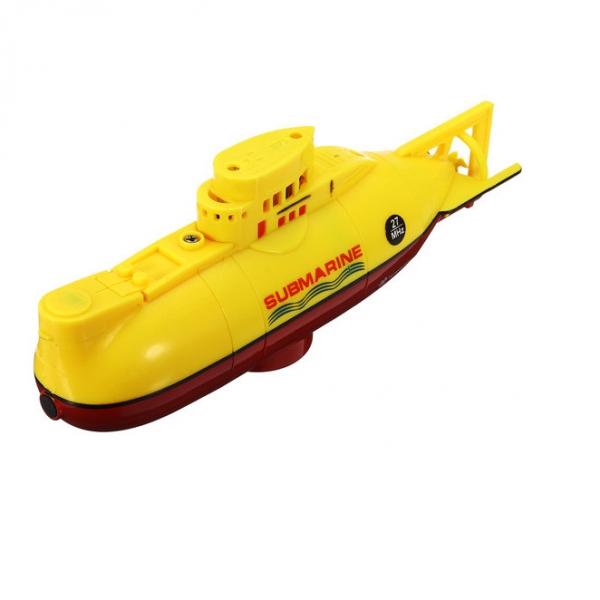 6CH Speed Radio Remote Control Electric Mini RC Submarine Boat Kids Children Toy Yellow