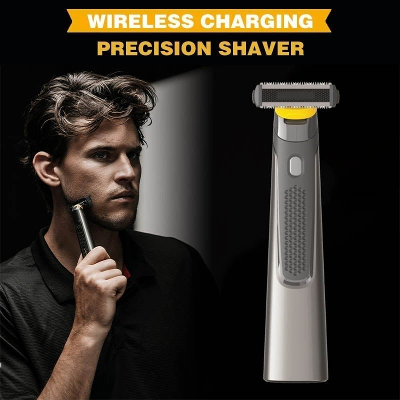 New Titanium Wireless Rechargeable Precision Shaver Multipurpose Full Body Trimmer