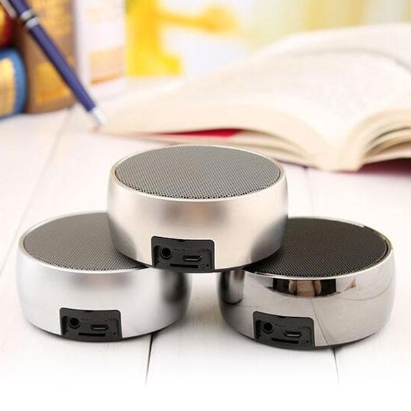 BS-01 Portable Mini Super Bass Hi-Fi Stereo Wireless Bluetooth Speaker Boombox Silver