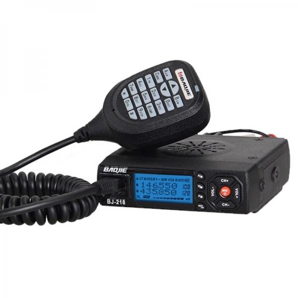 Baojie BJ-218 Mini Mobile Dual Band 10W Radio Car Walkie Talkie Transceiver