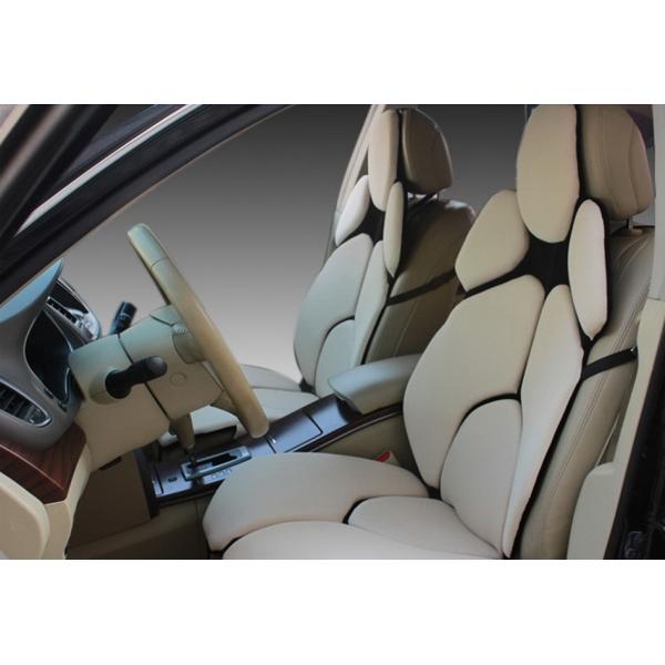 Beige 2-Set Luxury Auto 5 Front Seat Soft Cushions Four Seasons Car-styling Pad