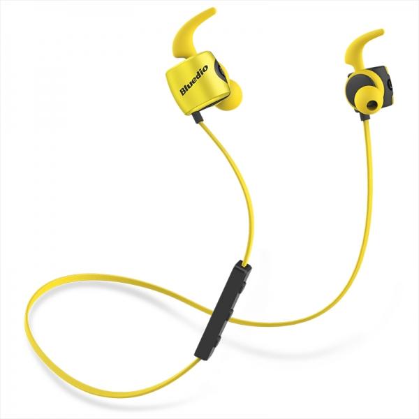 Bluedio TE Wireless Sport Headset In-ear Bluetooth Earphone Headphone Yellow