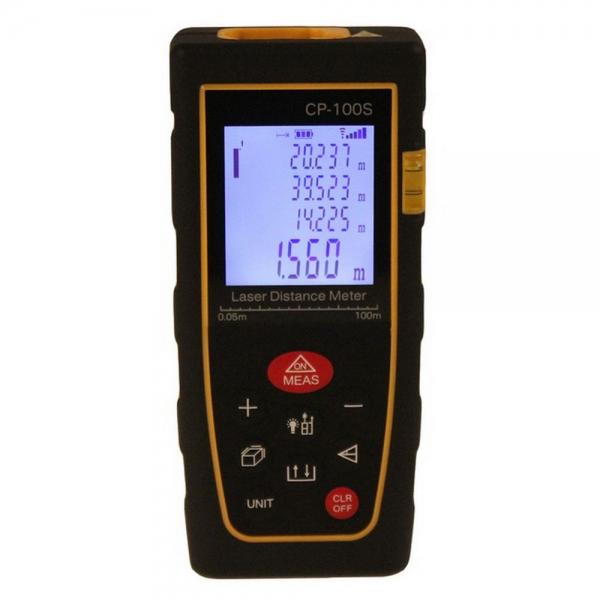 CPTCAM CP-100S 1.8inch Portable Handheld 100m Laser Rangefinder Yellow & Black