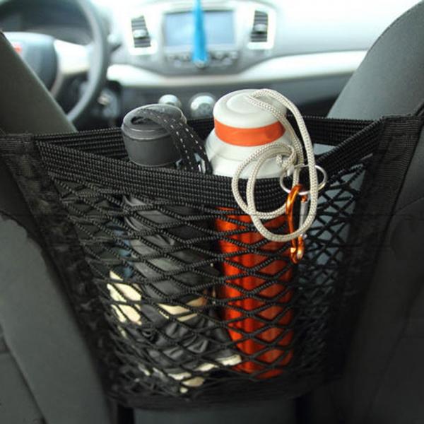 Car Back Rear Trunk Seat Elastic String Net Mesh Storage Bag