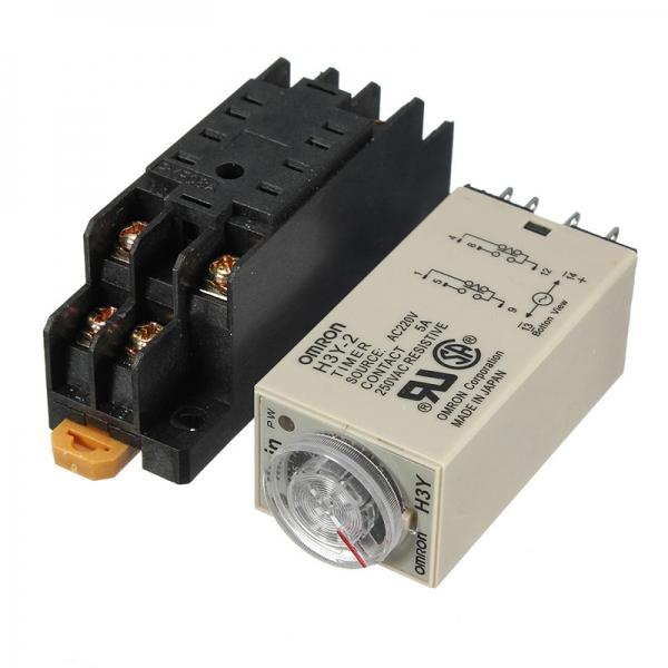 DC 12V Power On Time Delay Relay Solid State Timer DPDT Socket - 60s Delay