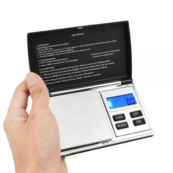 500g/0.1g Portable Precision ElectronicJewelry Scale Digital Scale