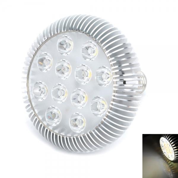 E27 12W 1140lm 6000K White Light 12-LED Spot Light Bulb (AC 89-265V)