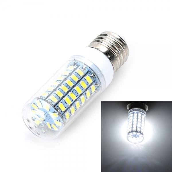 E27 12W 920LM 6500K LED Corn Lamp Bulb 69-SMD 5730 AC 220V White Light