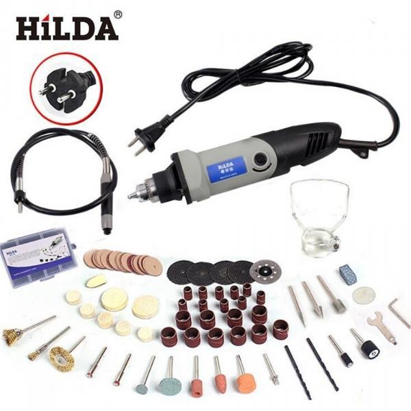 HILDA 400W Mini Electric Drill For Dremel With 6 Position Variable Speed Dremel Style Rotary Tools Mini Grinding Power Tools - stringsmall