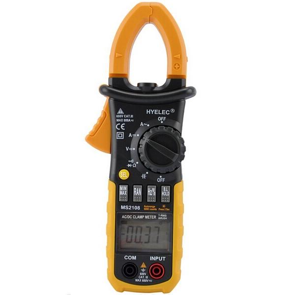 HYELEC PEAKMETER MS2108 Digital Clamp Tester Clamp Meter Backlight