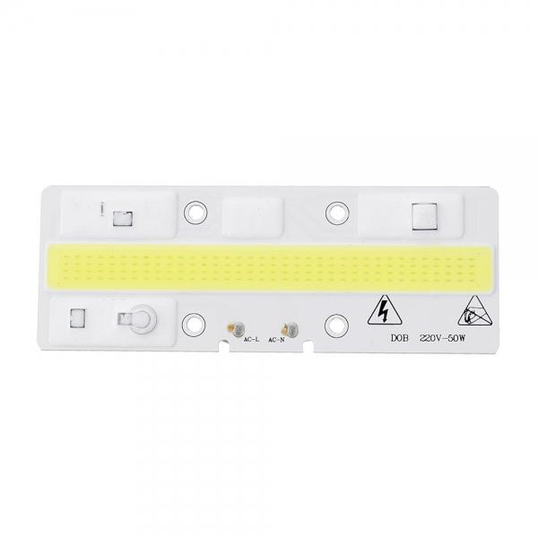 High Powered 50W COB LED Chip Light Source Anti-thunder AC220V for DIY Spotlight Floodlight - White