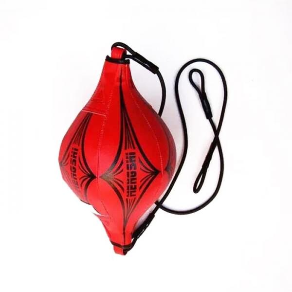 MENGSHI Double End Boxing Speed Ball Fitness Vent Ball Hanging Boxing Sandbag Red