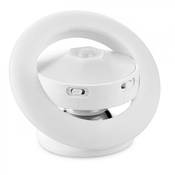 UFO Motion Sensor Night Light 360°Rotation LED Wall Lamp White