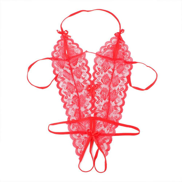 Erotic Lingerie Sexy Costumes Lace Siamese Perspective Three Point Und Usadino