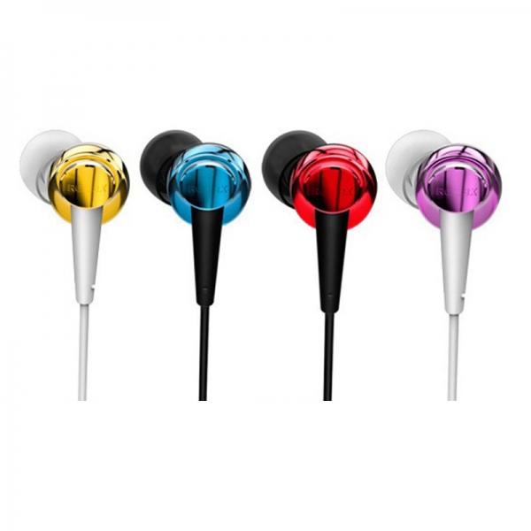 Remax RM575 In-Ear Stereo Headset with MIC Earbuds for iPhone & Android Phones Red