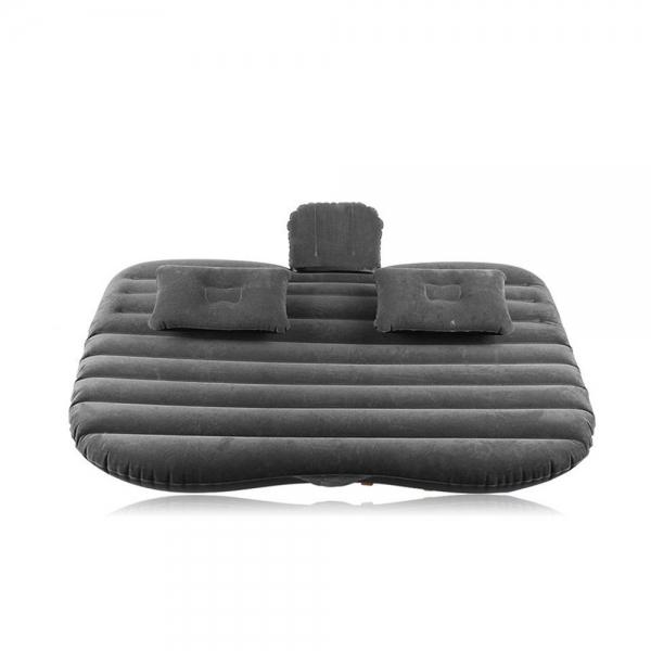 Self-drive Inflatable Car Bed Air Mattress with Ear Gray